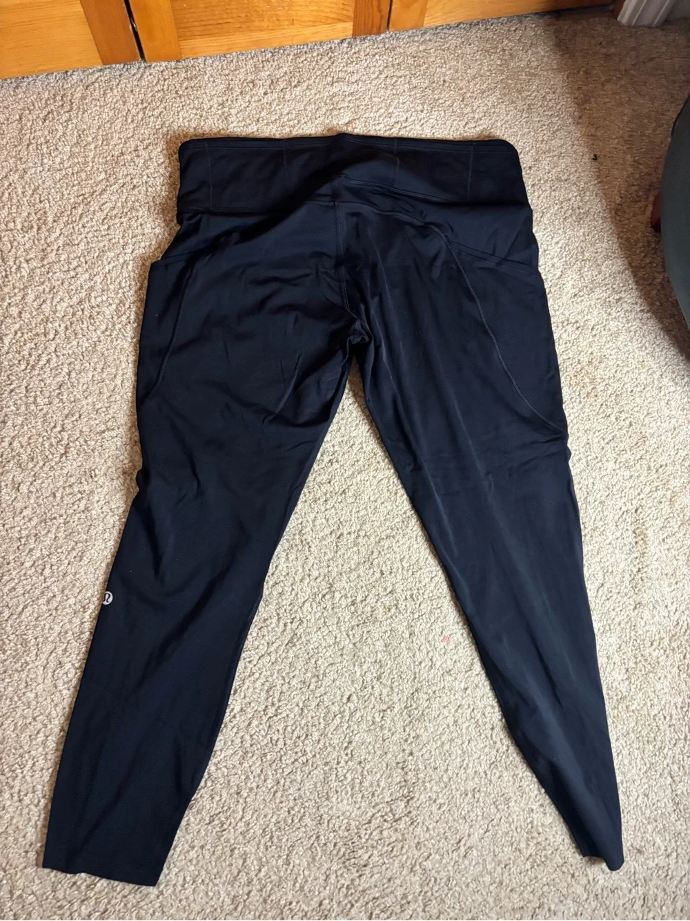 lululemon athletica Black High-Waist Leggings with Side Phone Pockets